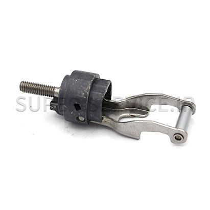 Spring U-bolt for door lock